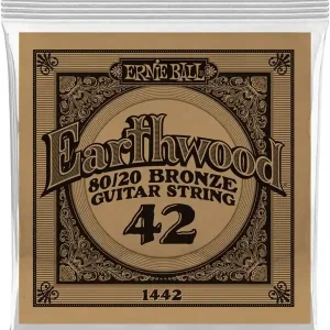 Retour Gratuit ERNIE BALL EARTHWOOD 1442 CORDE FOLK BRONZE 80/20 042