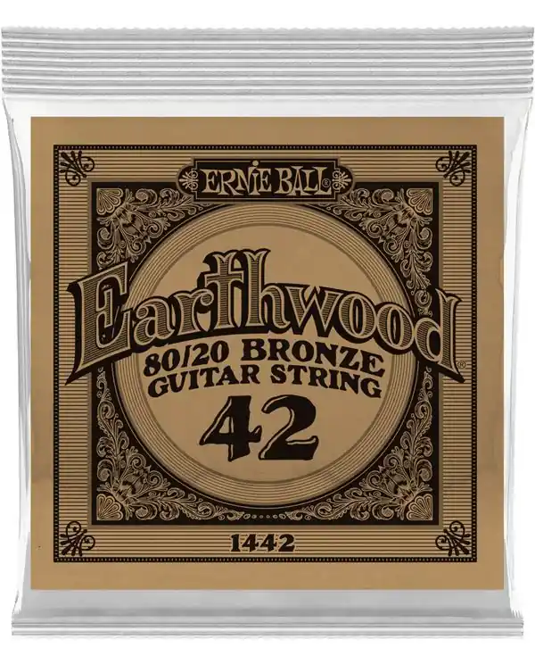 Retour Gratuit ERNIE BALL EARTHWOOD 1442 CORDE FOLK BRONZE 80/20 042