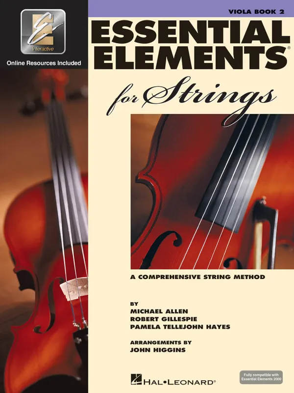 Offre Du Jour Hal Leonard Essential Elements for Strings Book 2 - Viola - Book/Media Online (EEi)