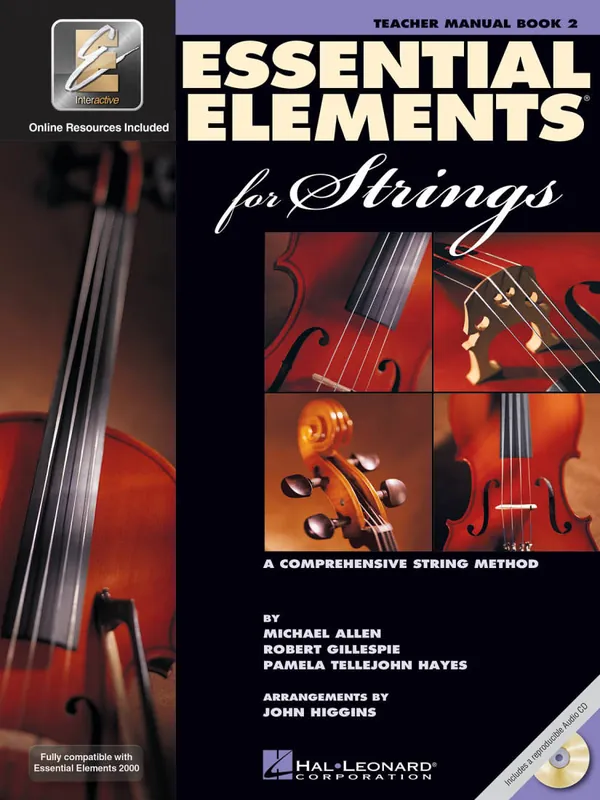 Hal Leonard Essential Elements for Strings Book 2 - Teacher Manual - Book/CD/Media Online (EEi) Super Prix
