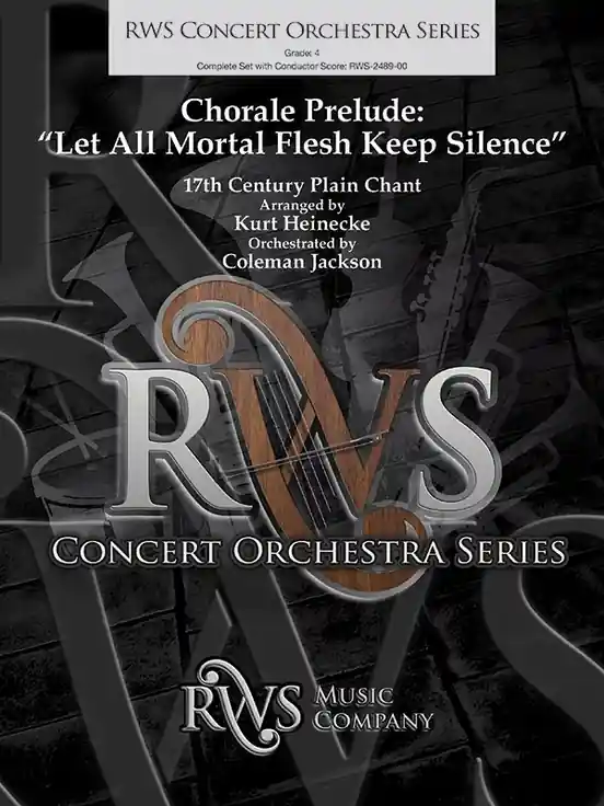 RWS Music Company Chorale Prelude Let All Mortal Flesh Keep Silence - Heinecke/Jackson - Full Orchestra - Gr. 4 Dernier Modèle
