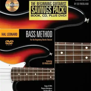 Réduction Hal Leonard Hal Leonard Bass Method Beginner‘s Pack - Friedland - Bass Guitar - Book/CD/DVD