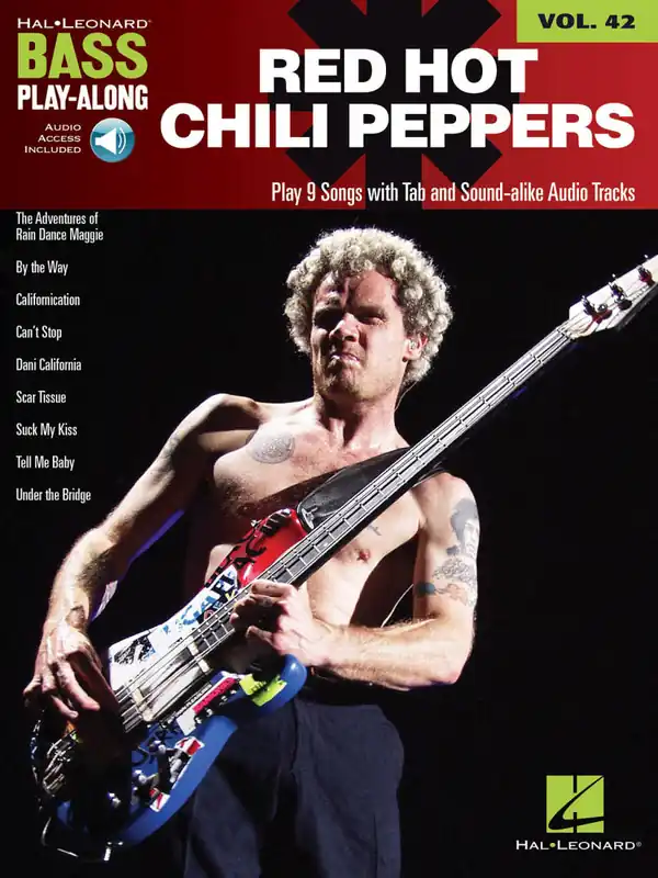 Must-Have Hal Leonard Red Hot Chili Peppers Bass Play-Along Volume 42 - Bass Guitar TAB - Book/Audio Online