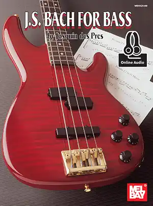 Meilleur Choix Mel Bay J. S. Bach for Bass - Bach/des Pres - Bass Guitar TAB - Book/Audio Online