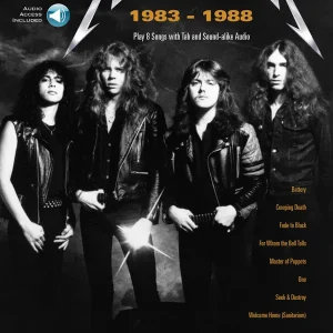 Hal Leonard Metallica 1983-1988 Bass Play-Along Volume 21 - Bass Guitar TAB - Book/Audio Online Paiement Sécurisé