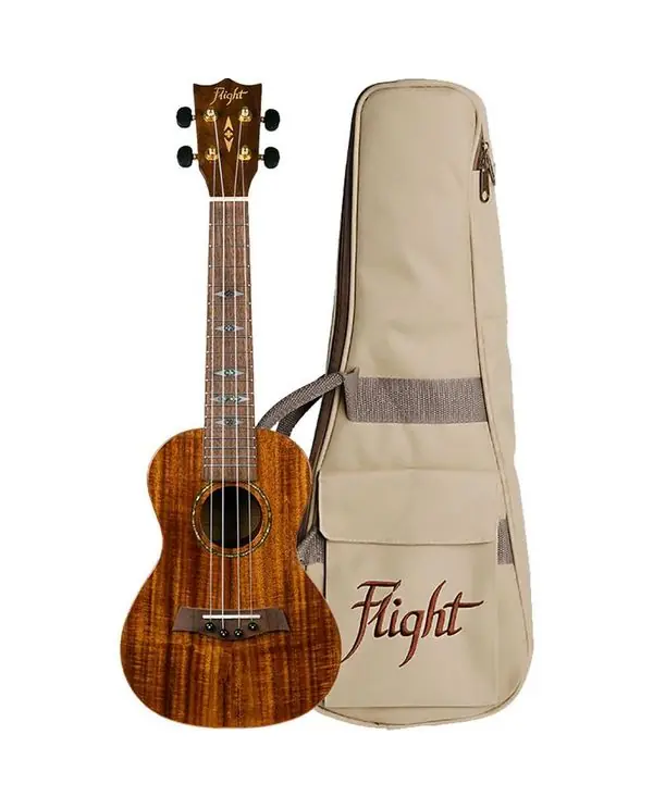 FLIGHT DUC445 UKULELE DE CONCERT ACACIA + Housse Soldes