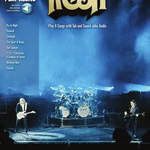 Hal Leonard Rush Bass Play-Along Volume 61 - Bass Guitar TAB - Book/Audio Online Certifié