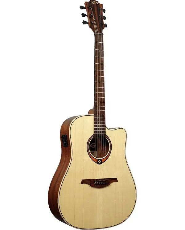 LAG T88DCE "TRAMONTANE" GUITARE FOLK ELECTRO DREADNOUGHT NATURELLE Meilleur Choix