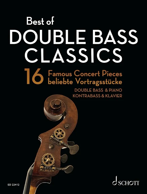 Schott Best of Double Bass Classics - Mohrs - Double Bass/Piano - Book Promotion