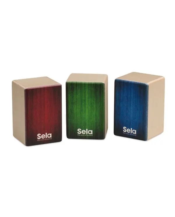 Bon Plan SELA SE108 MINI CAJON SHAKER SET LOT DE 3 SHKER EN FORME DE CAJON