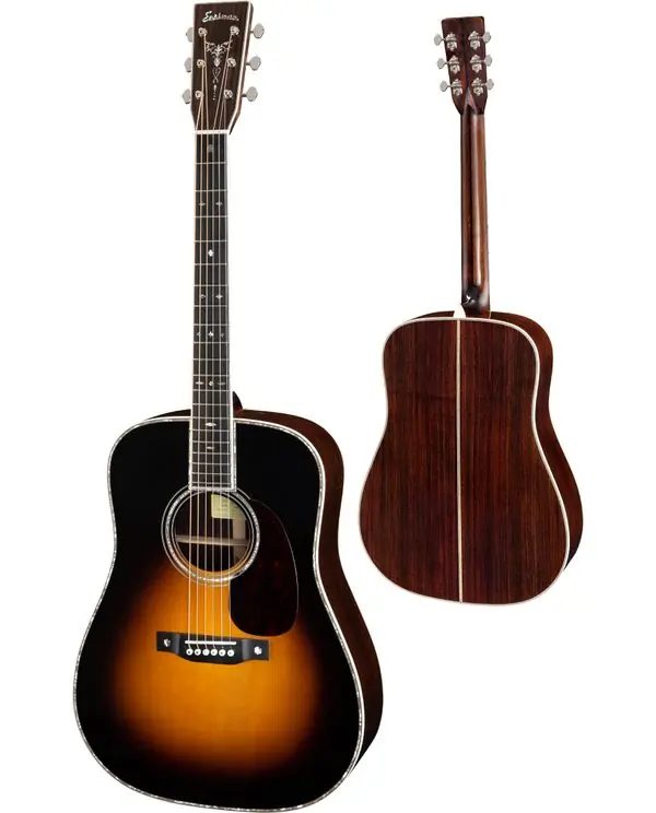 Remise EASTMAN E40D-TC-SB "DREADNOUGHT" GUITARE FOLK SUNBURST