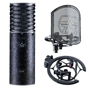 Authentique ASTON SPIRIT BLACK BUNDLE PACK MICRO A CONDENSATEUR + ACCCESSOIRES