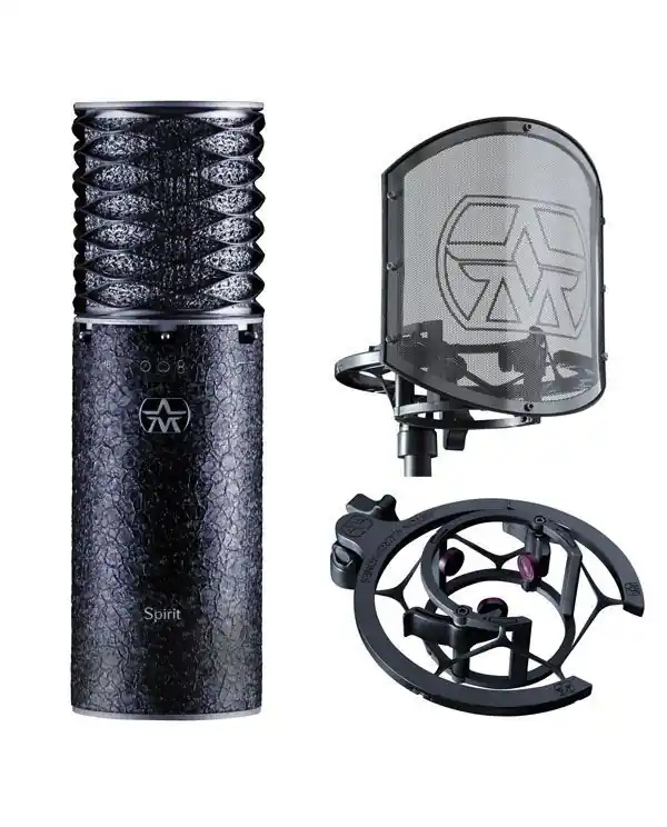 Authentique ASTON SPIRIT BLACK BUNDLE PACK MICRO A CONDENSATEUR + ACCCESSOIRES