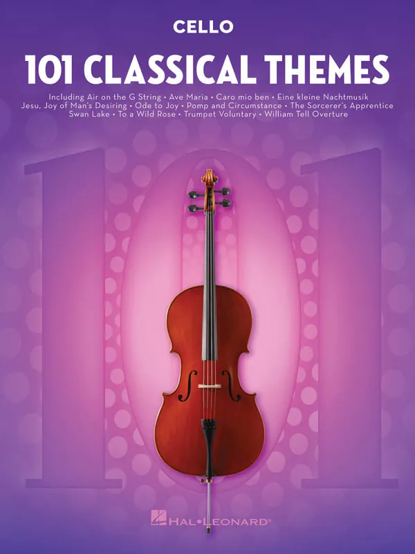 Hal Leonard 101 Classical Themes for Cello - Book Populaire