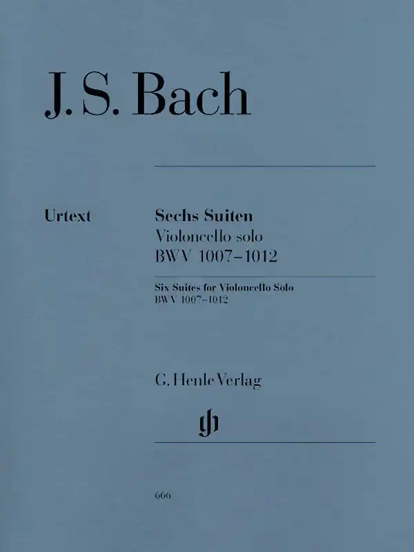 Usine Directe G. Henle Verlag Six Suites for Violoncello Solo, BWV 1007-1012 - Bach/Voss/Ginzel - Book