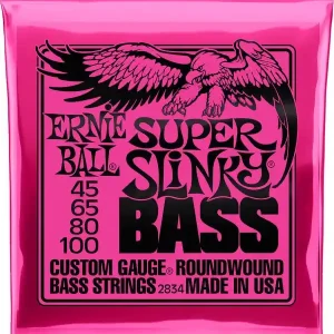 ERNIE BALL 2834 SUPER SLINKY JEU BASSE ELECTRIQUE 4 CORDES / 45-100 Achetez Aujourd'hui