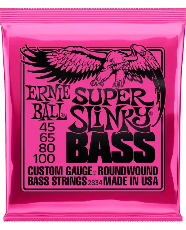 ERNIE BALL 2834 SUPER SLINKY JEU BASSE ELECTRIQUE 4 CORDES / 45-100 Achetez Aujourd'hui