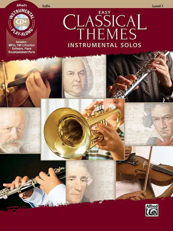 Quantité Limitée Alfred Publishing Easy Classical Themes Instrumental Solos - Galliford - Cello - Book/CD