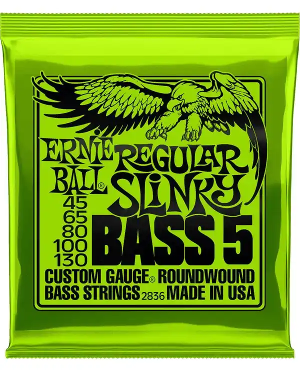 Vente Flash ERNIE BALL 2836 REGULAR SLINKY JEU BASSE ELECTRIQUE 5 CORDES / 45-130