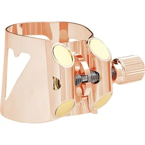 VANDOREN LC01PGP LIGATURE OPTIMUM OR ROSE CLARINETTE SIB + COUVRE BEC Prix Réduit