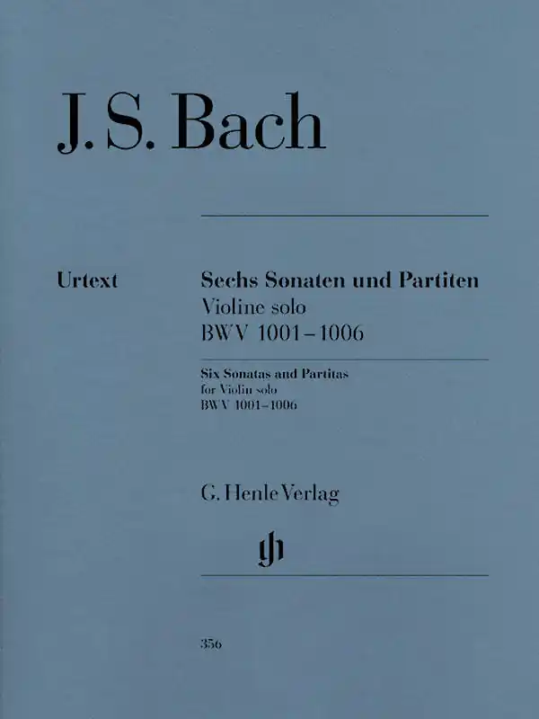 Marque G. Henle Verlag Sonatas and Partitas BWV 1001-1006 for Violin solo - Bach/Ronnau/Schneiderhan - Violin - Book