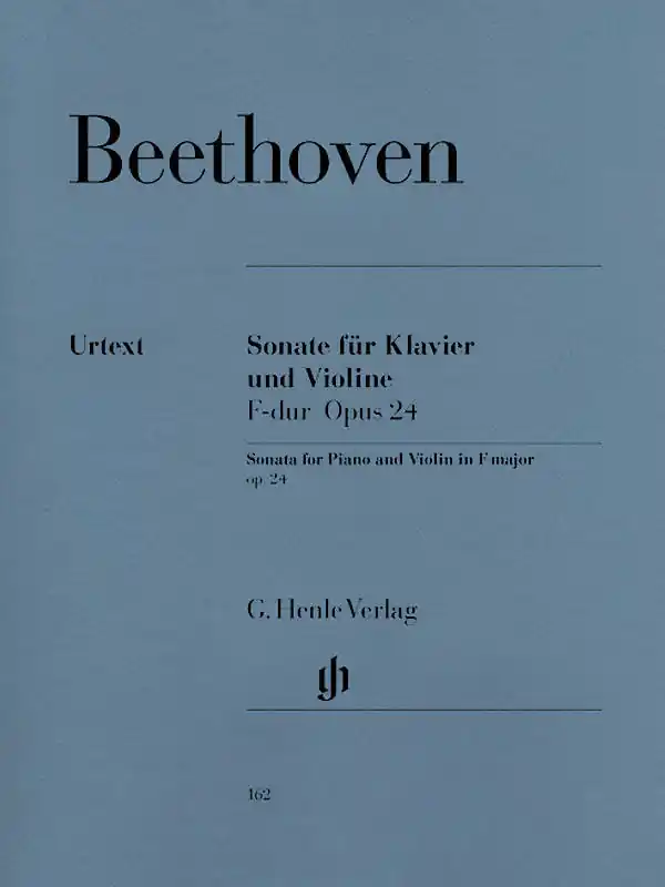 G. Henle Verlag Violin Sonata F major op. 24 (Spring) - Beethoven/Brandenburg - Violin/Piano - Sheet Music Prix Choc