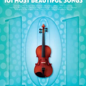 Hal Leonard 101 Most Beautiful Songs - Violin - Book Pas Cher