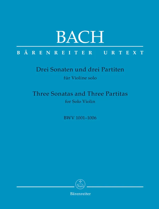 Acheter Direct Baerenreiter Verlag Three Sonatas and Three Partitas for Solo Violin BWV 1001-1006 - Bach/Wollny - Violin - Book