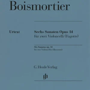 Usine Directe G. Henle Verlag Six Sonatas Op. 14 - Boismortier/Umbreit - Two Cellos (or Bassoons) - Book