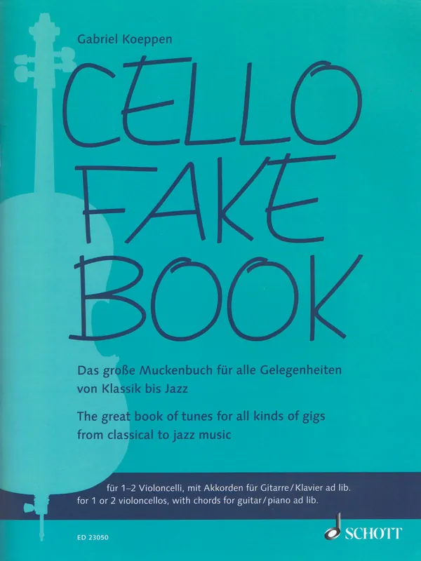 Schott Cello Fake Book - Koeppen - Cello Duet - Book Réduction