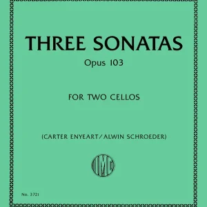 International Music Company Three Sonatas, Op. 103 - Dotzauer - Cello Duet - Book Achat Immédiat