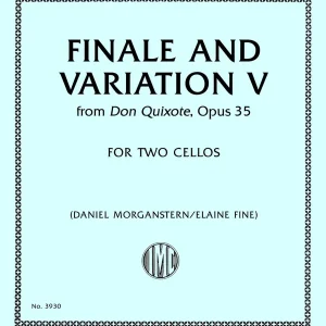 International Music Company Finale and Variation V from Don Quixote, Opus 35 - Strauss/Morganstern/Fine - Cello Duet - Book Meilleur Choix