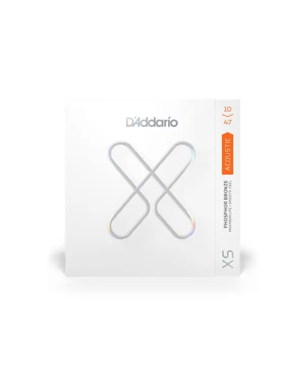 D‘ADDARIO XSAPB1047 "XS ACOUSTIC" JEU CORDES FOLK PHOS. BRONZE 10-47 Achat Immédiat