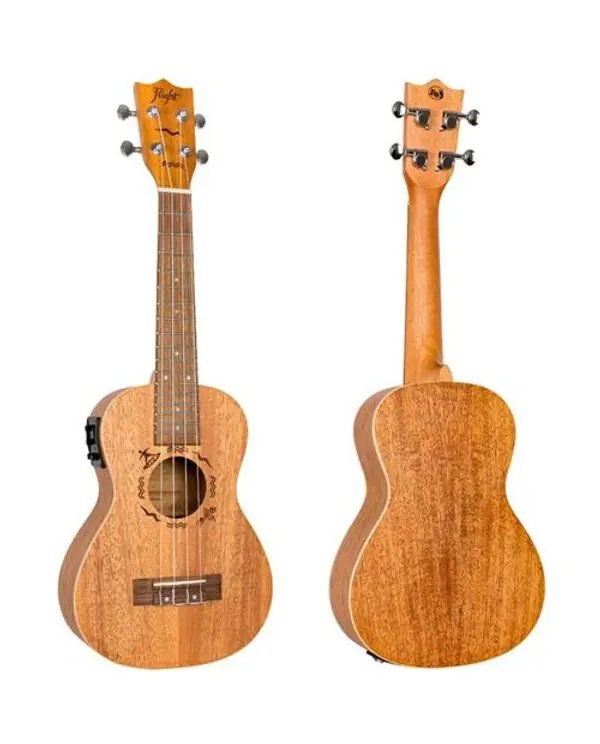 Populaire FLIGHT DUC323CEQ UKULELE DE CONCERT ELECTRO ACAJOU + Housse