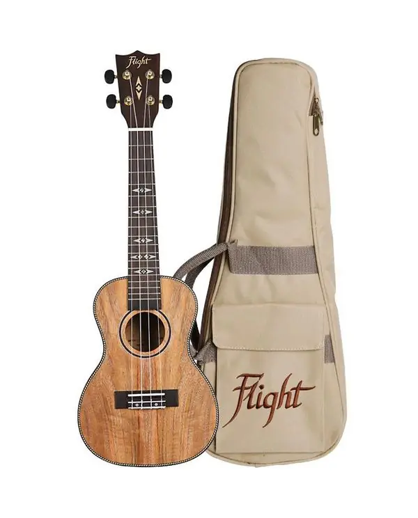 FLIGHT DUC450 UKULELE DE CONCERT MANGOWOOD + Housse Must-Have