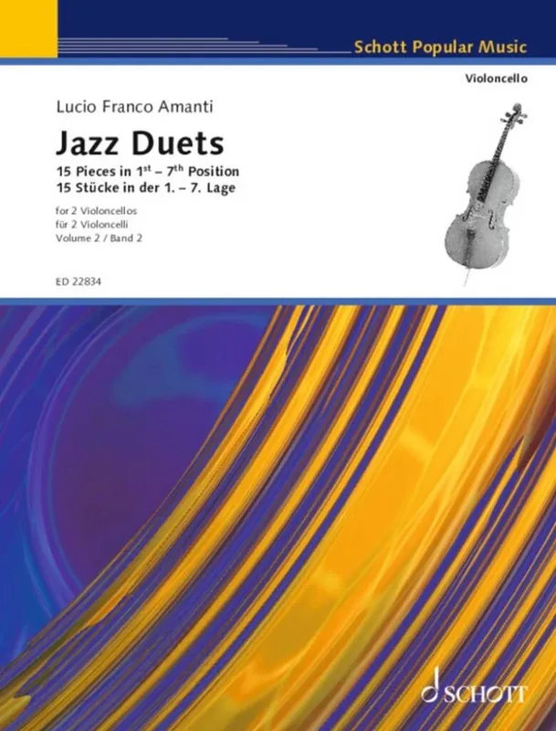 Schott Jazz Duets, Vol. 2 15 Pieces in 1st-7th Position - Amanti - Cello Duet - Book Offre Du Jour