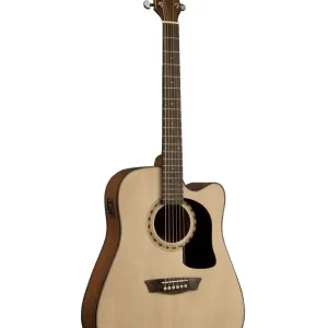 Meilleur Choix WASHBURN AD5CE GUITARE FOLK ELECTRO NATURELLE