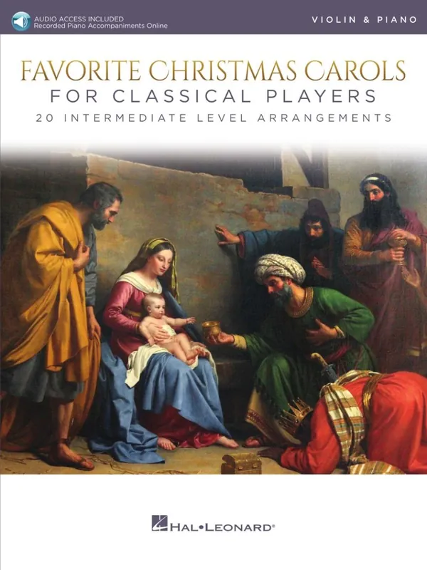 Super Prix Hal Leonard Favorite Christmas Carols for Classical Players - Violin/Piano - Book/Audio Online