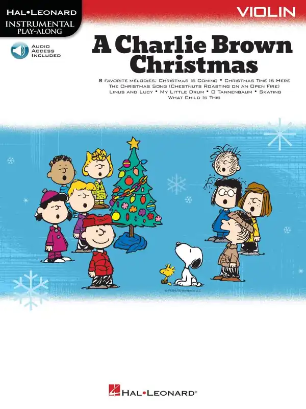 Bon Plan Hal Leonard A Charlie Brown Christmas Instrumental Play-Along - Guaraldi - Violin - Book/Audio Online