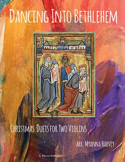 Usine Directe C. Harvey Publications Dancing Into Bethlehem Christmas Duets for Two Violins - Harvey - Violin Duets - Book