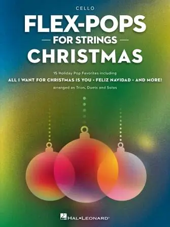 Remise Hal Leonard Flex-pops for Strings Christmas - Donahoe - Cello - Book