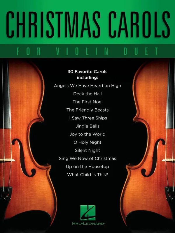 Commander Maintenant Hal Leonard Christmas Carols for Violin Duet - Book