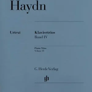 Nouveauté G. Henle Verlag Piano Trios, Volume IV - Haydn/Becker-Glauch - Violin/Cello/Piano - Score/Parts