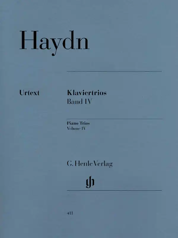 Nouveauté G. Henle Verlag Piano Trios, Volume IV - Haydn/Becker-Glauch - Violin/Cello/Piano - Score/Parts