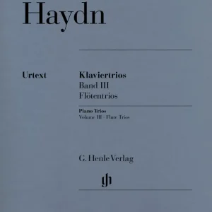 Prix Promo G. Henle Verlag Piano Trios Volume III Flute Trios - Haydn/Stockmeier - Flute/Cello/Piano - Score/Parts