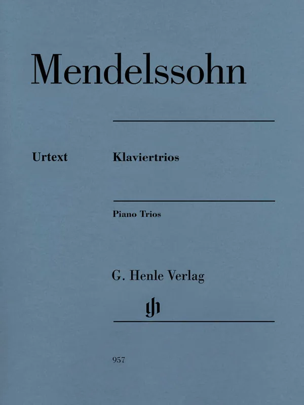 Offre Limitée G. Henle Verlag Piano Trios - Mendelssohn /Herttrich /Schilde - Violin/Cello/Piano - Parts Set