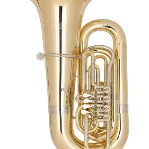 MIRAPHONE 497 "HAGEN" TUBA 6/4 SIB 5 PALETTES VERNI + Housse Achetez Aujourd'hui