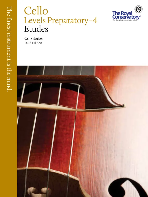 Frederick Harris Music Company RCM Cello Etudes Preparatory- Level 4 - Cello Series 2013 Edition - Book Bon Marché