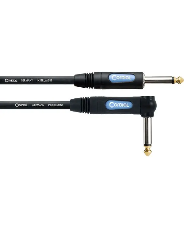 CORDIAL CCFI6PR "ESSENTIALS" CABLE JACK MALE / JACK MALE 90° - 6m Affaire À Saisir