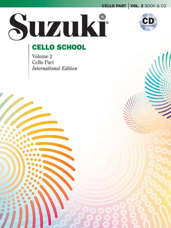 Marque Summy-Birchard Suzuki Cello School, Volume 2 (International Edition) - Cello - Book/CD